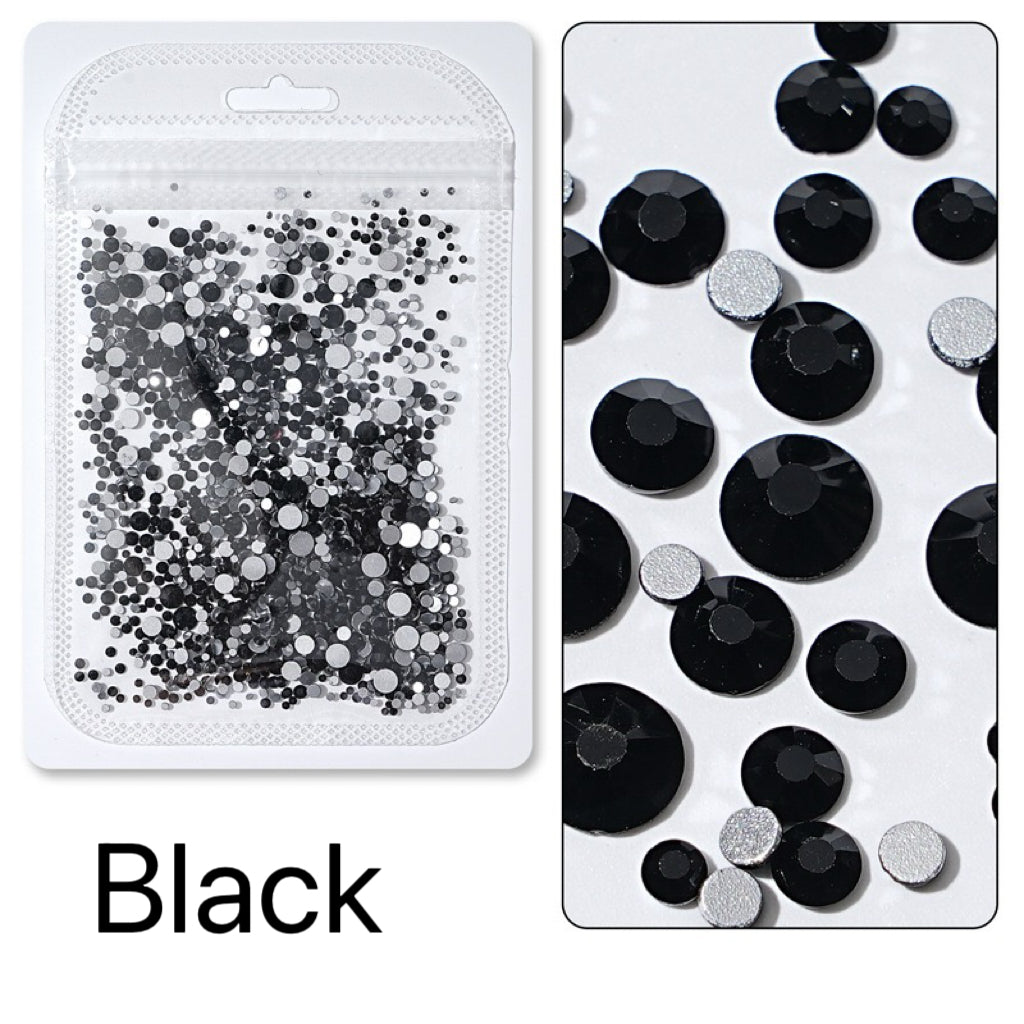 Flatback Nail Rhinestones – Mixed Sizes(1440pcs)