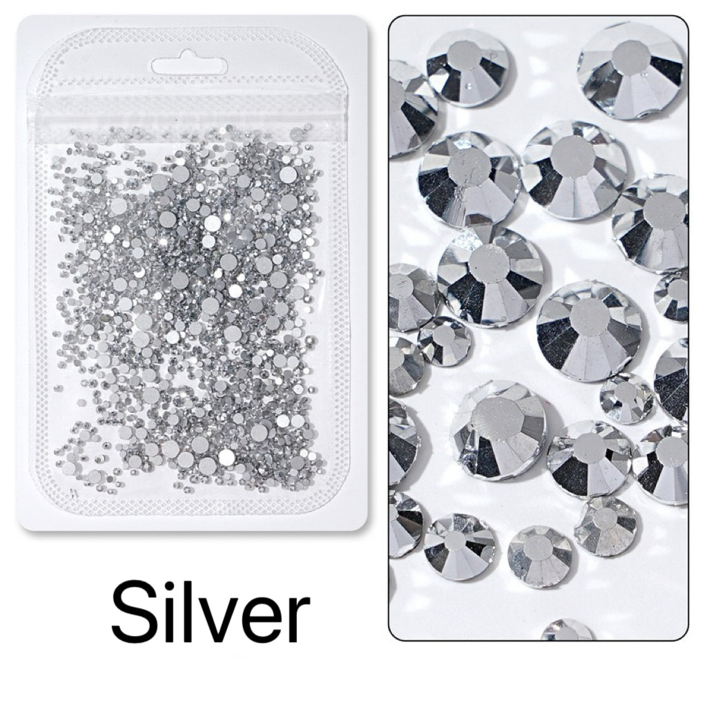 Flatback Nail Rhinestones – Mixed Sizes(1440pcs)