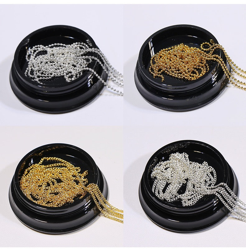 1 meter Alloy Nail Art Chain