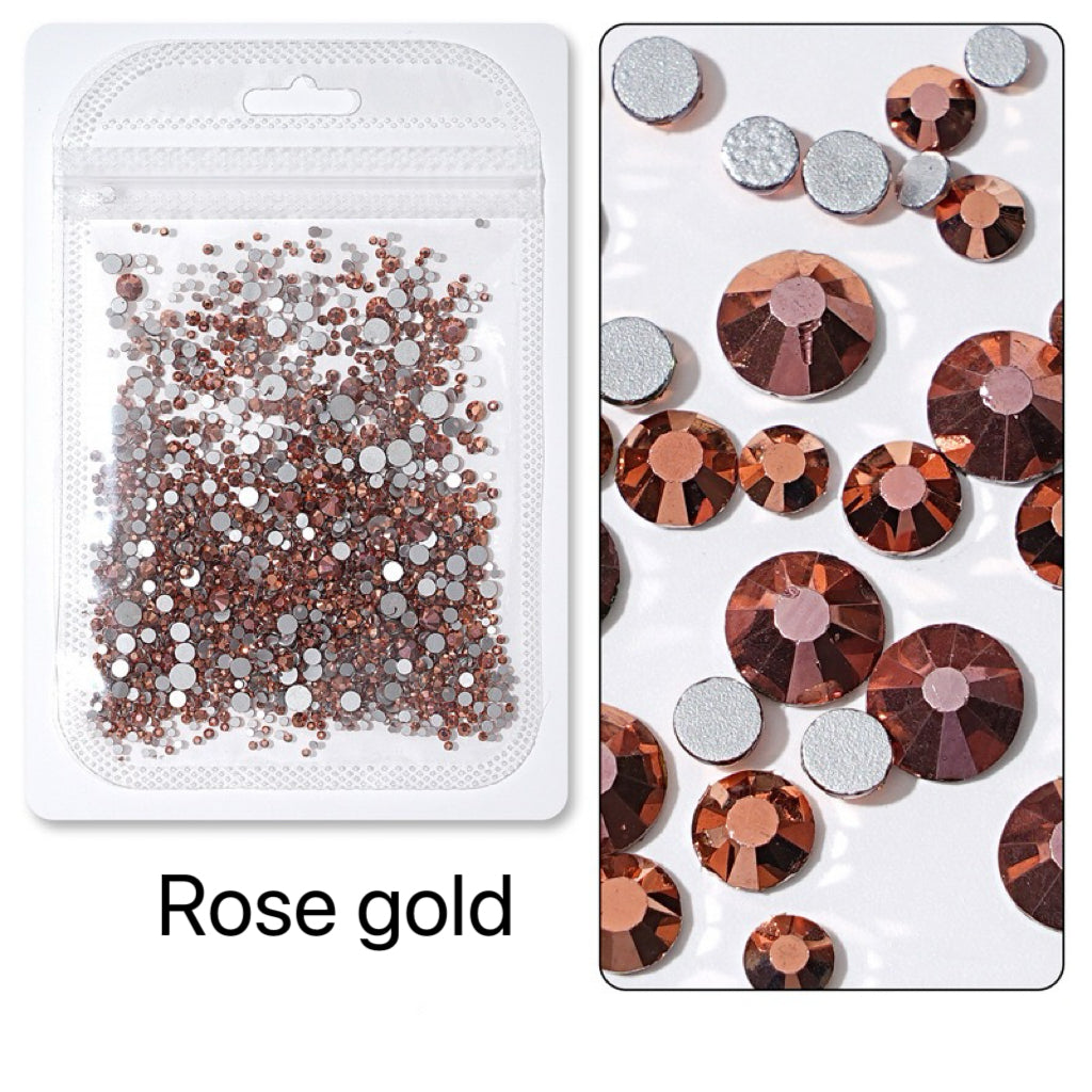 Flatback Nail Rhinestones – Mixed Sizes(1440pcs)