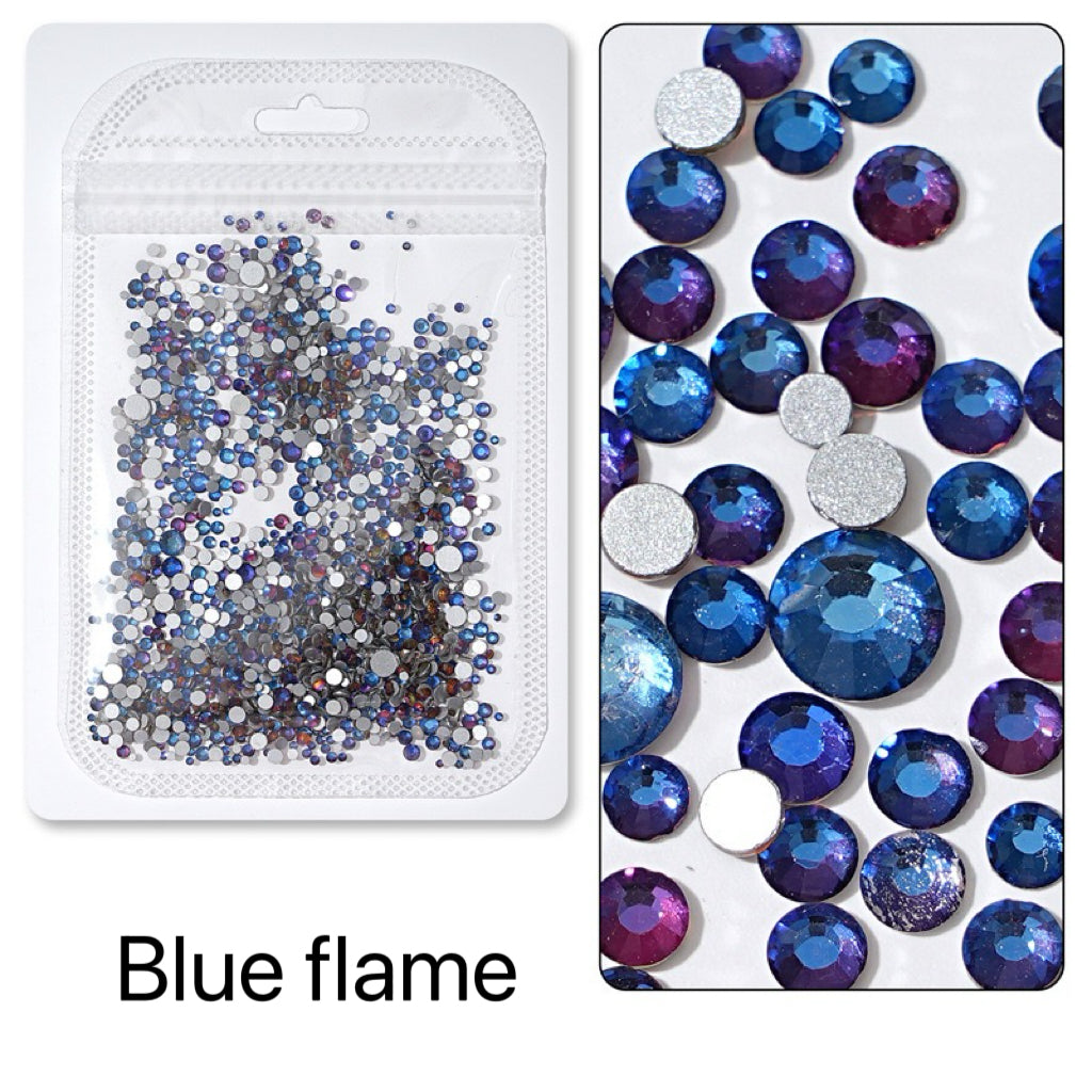 Flatback Nail Rhinestones – Mixed Sizes(1440pcs)