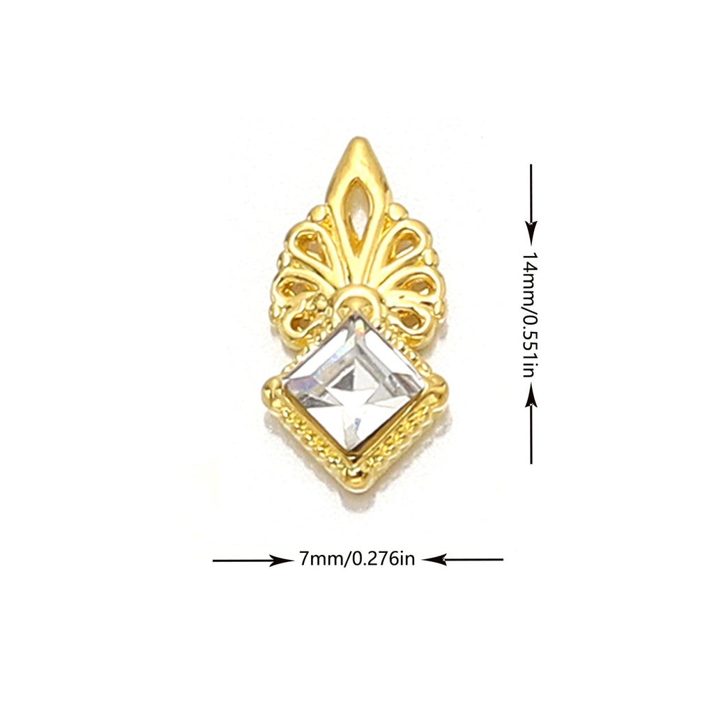 Glam diamond Rhinestone Nail Charms (Set of 12)