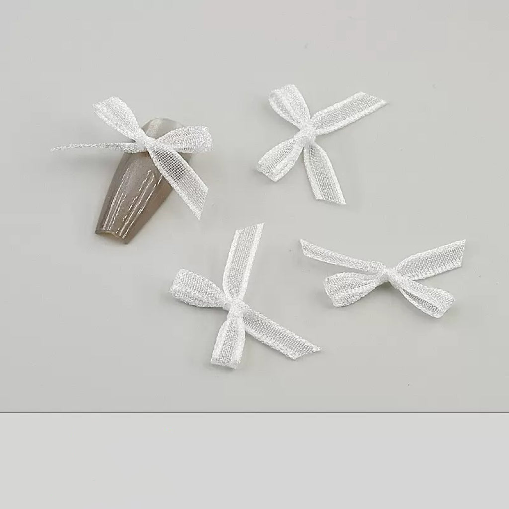 Enchanted Fairy Organza Bow Set (20 Pieces) – Delicate Mesh Lace Ribbon Charms