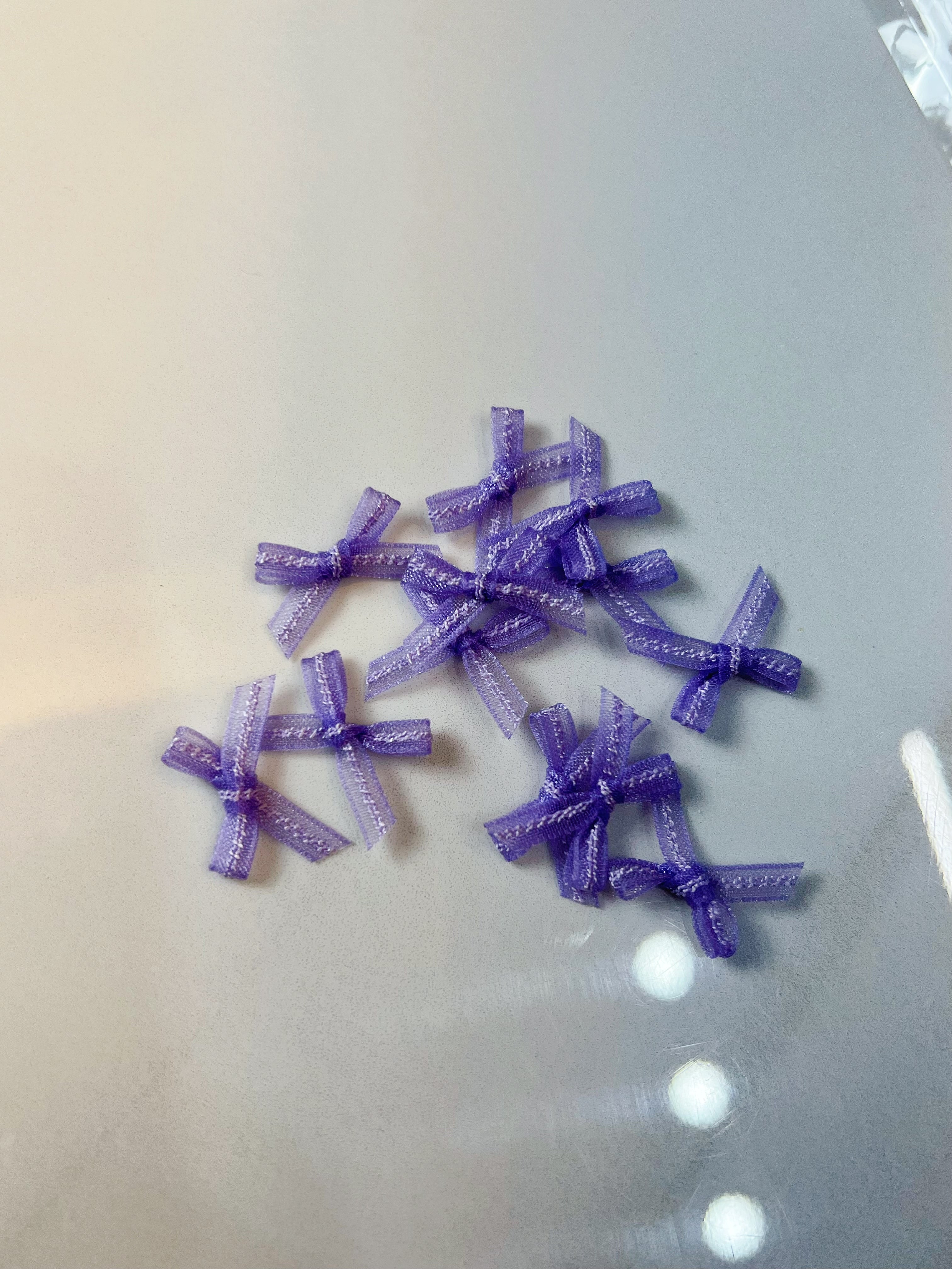 Enchanted Fairy Organza Bow Set (20 Pieces) – Delicate Mesh Lace Ribbon Charms