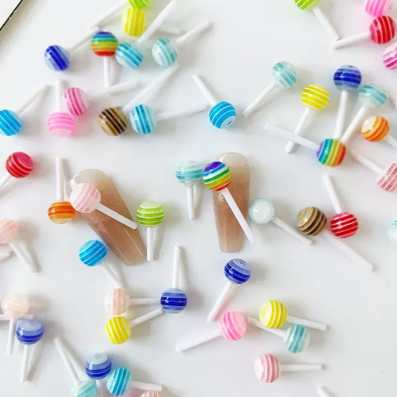 Candy-Colored Nail Charms (20-Piece pack )