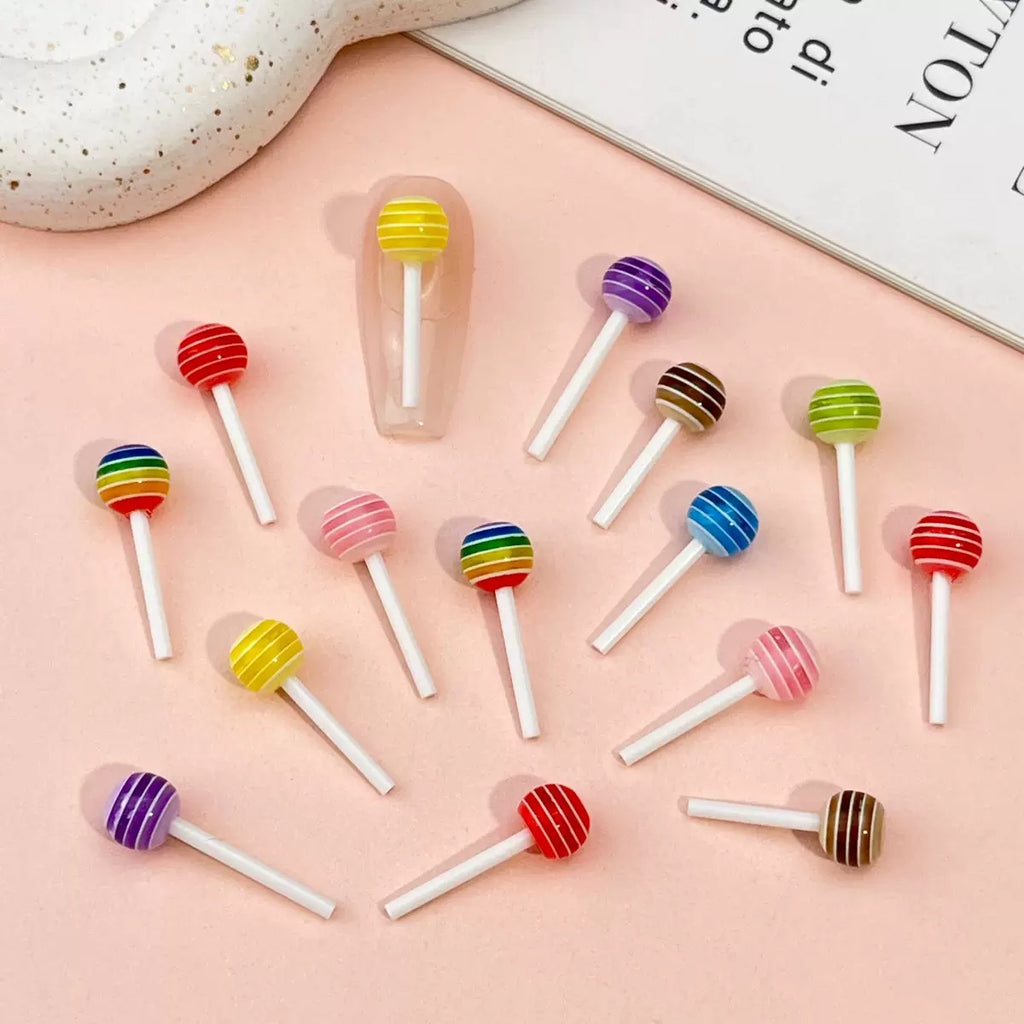 Candy-Colored Nail Charms (20-Piece pack )