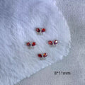 Zircon Butterfly Nail Charms – 12-Piece Set of 3D Alloy Butterflies with Sparkling Crystal Accents