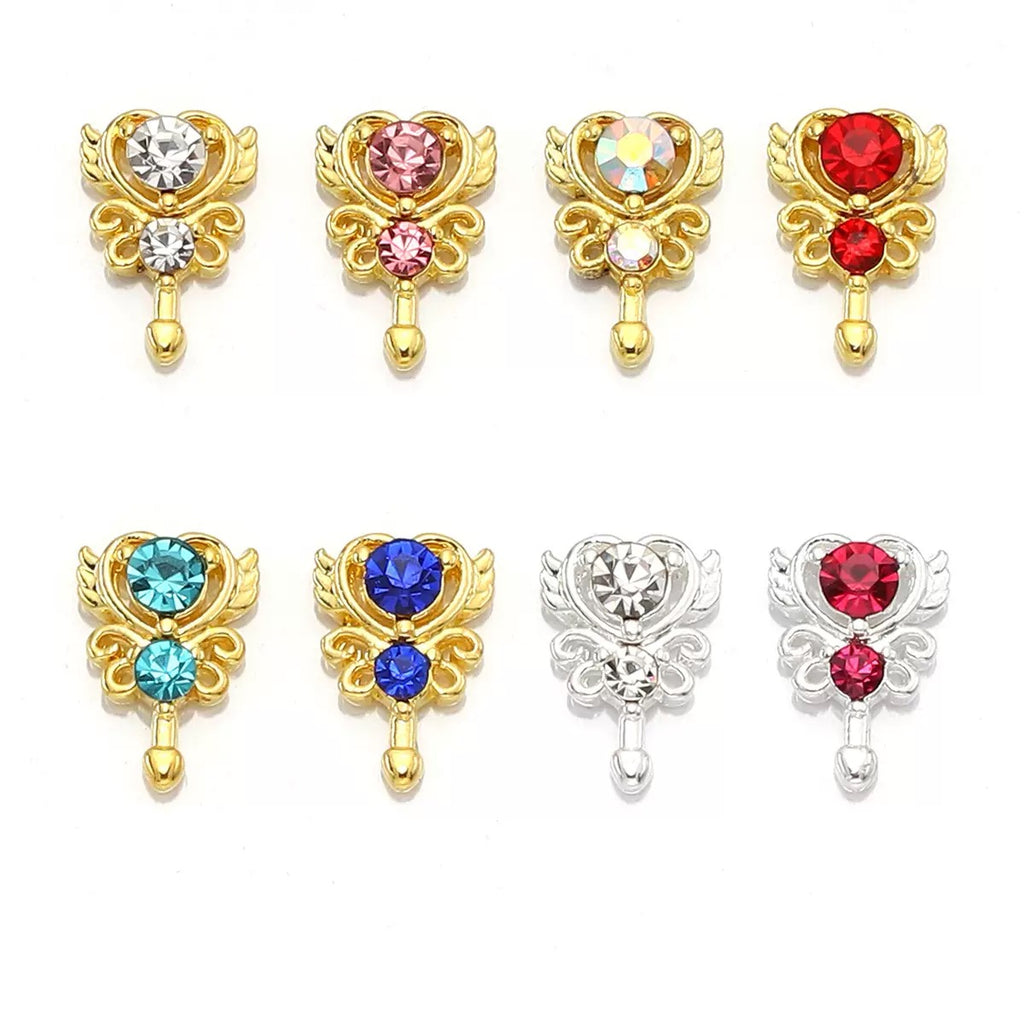 MagicalWand Celestial Nail Charm Set - 12-Piece Set