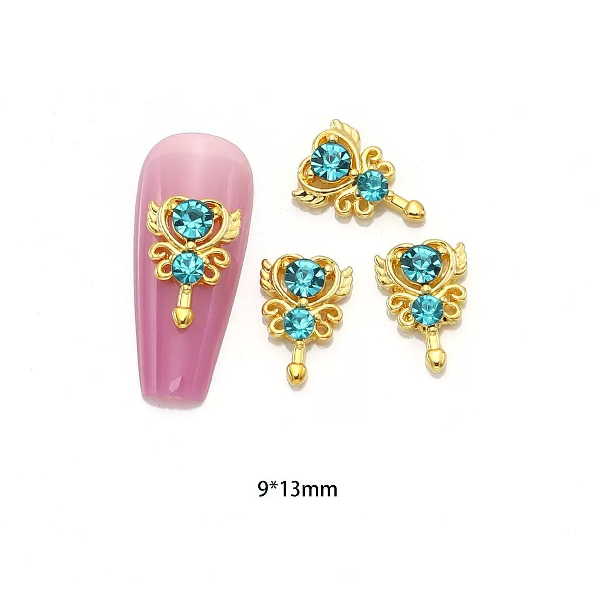 MagicalWand Celestial Nail Charm Set - 12-Piece Set