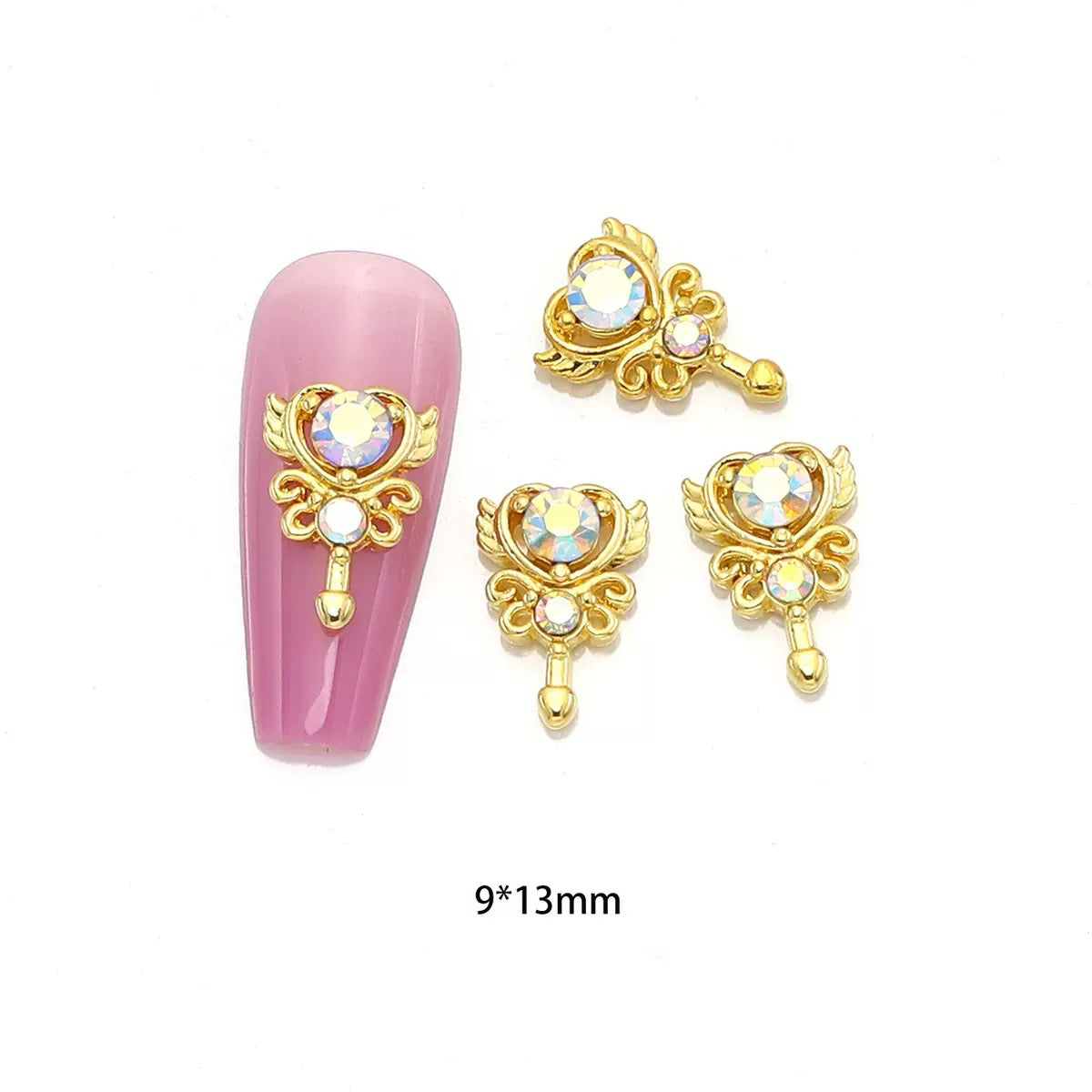 MagicalWand Celestial Nail Charm Set - 12-Piece Set