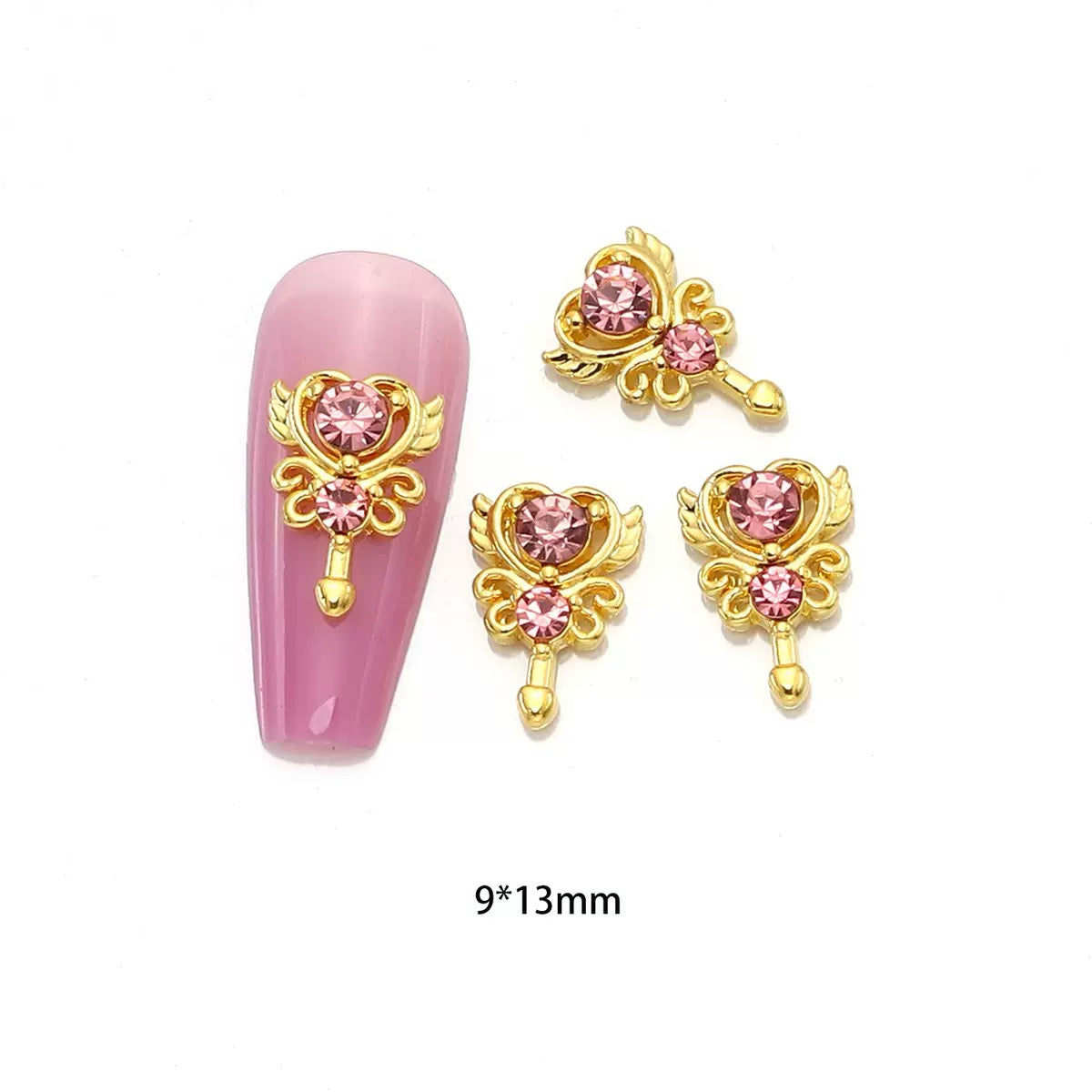 MagicalWand Celestial Nail Charm Set - 12-Piece Set