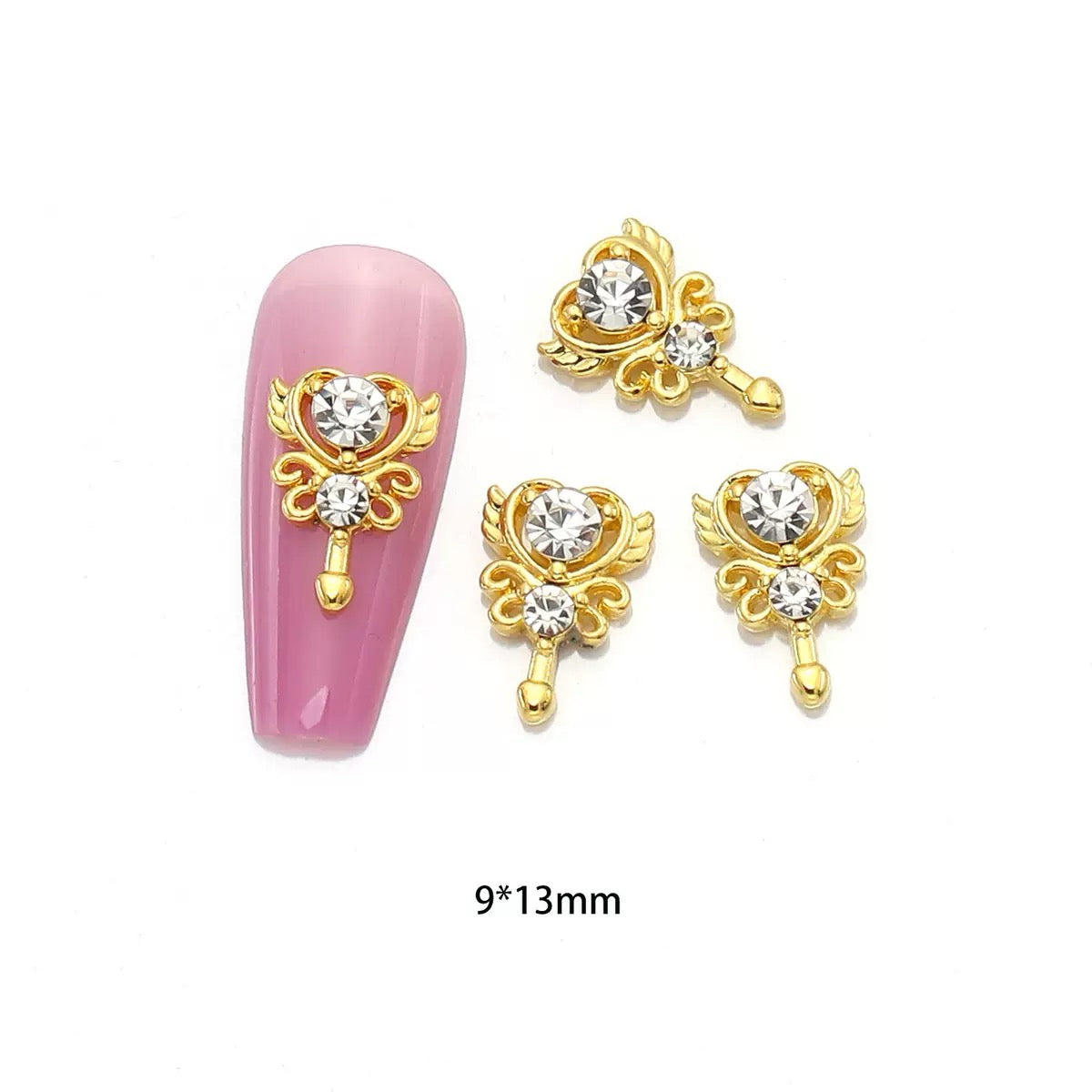 MagicalWand Celestial Nail Charm Set - 12-Piece Set